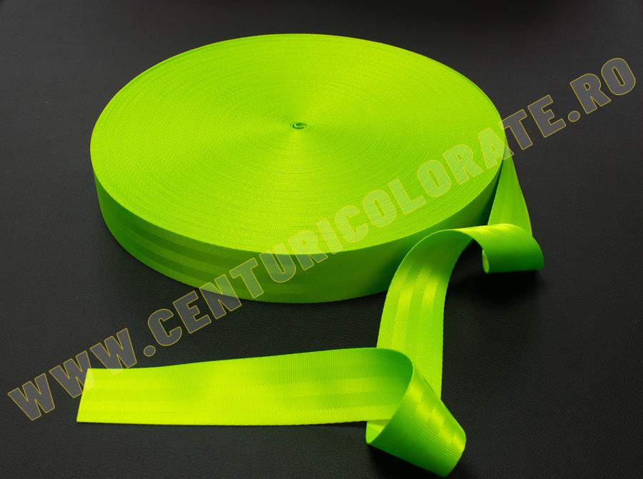 Centura siguranta verde neon Fiat Grande punto